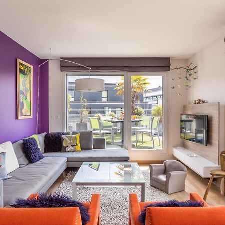Illanka - Appartement 3 Chambres Avec Parking Et Terrasse Proche Gare Rennes Exterior foto